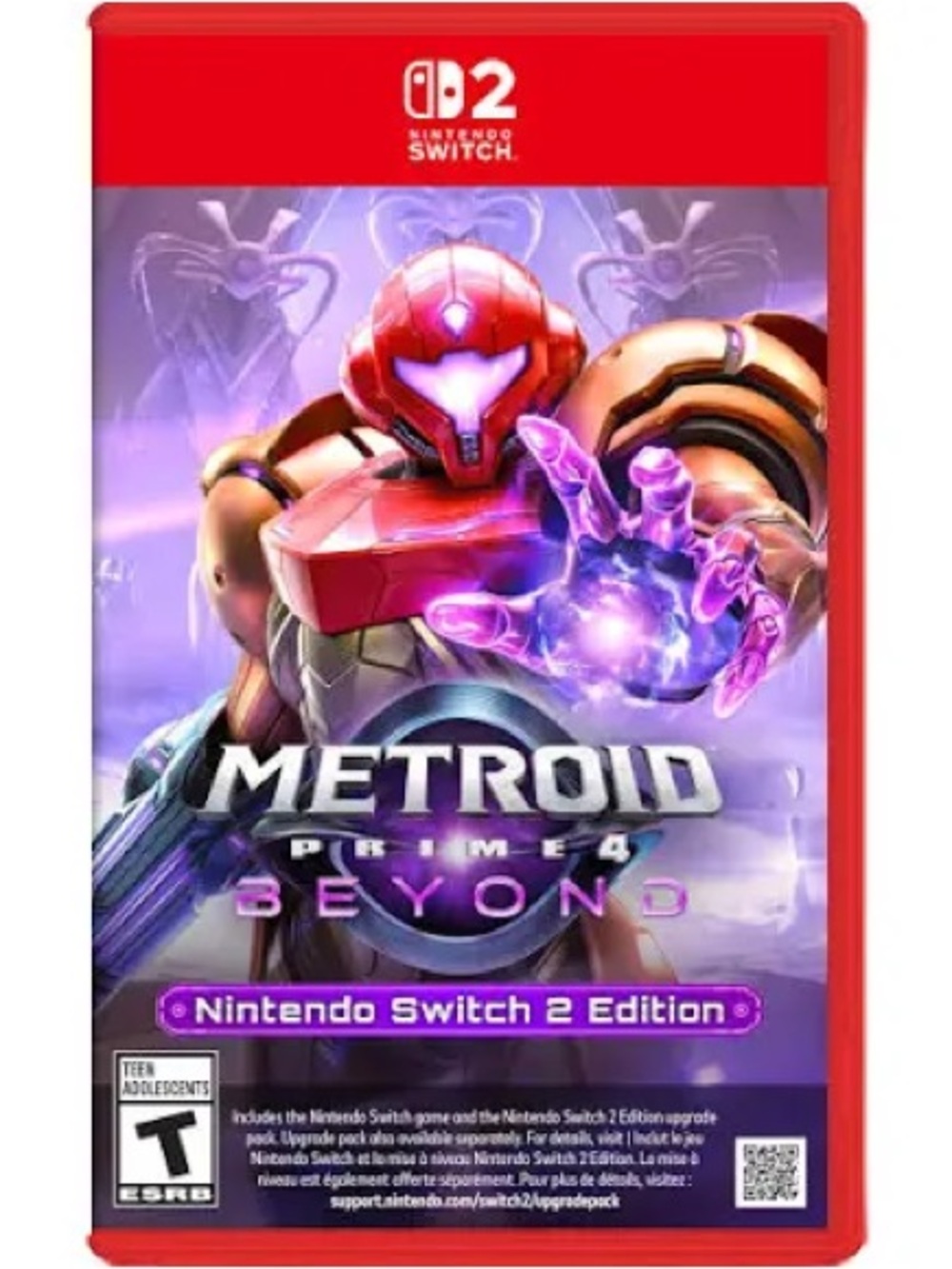 Nintendo Metroid Prime 4 Beyond – Red & Purple Cover